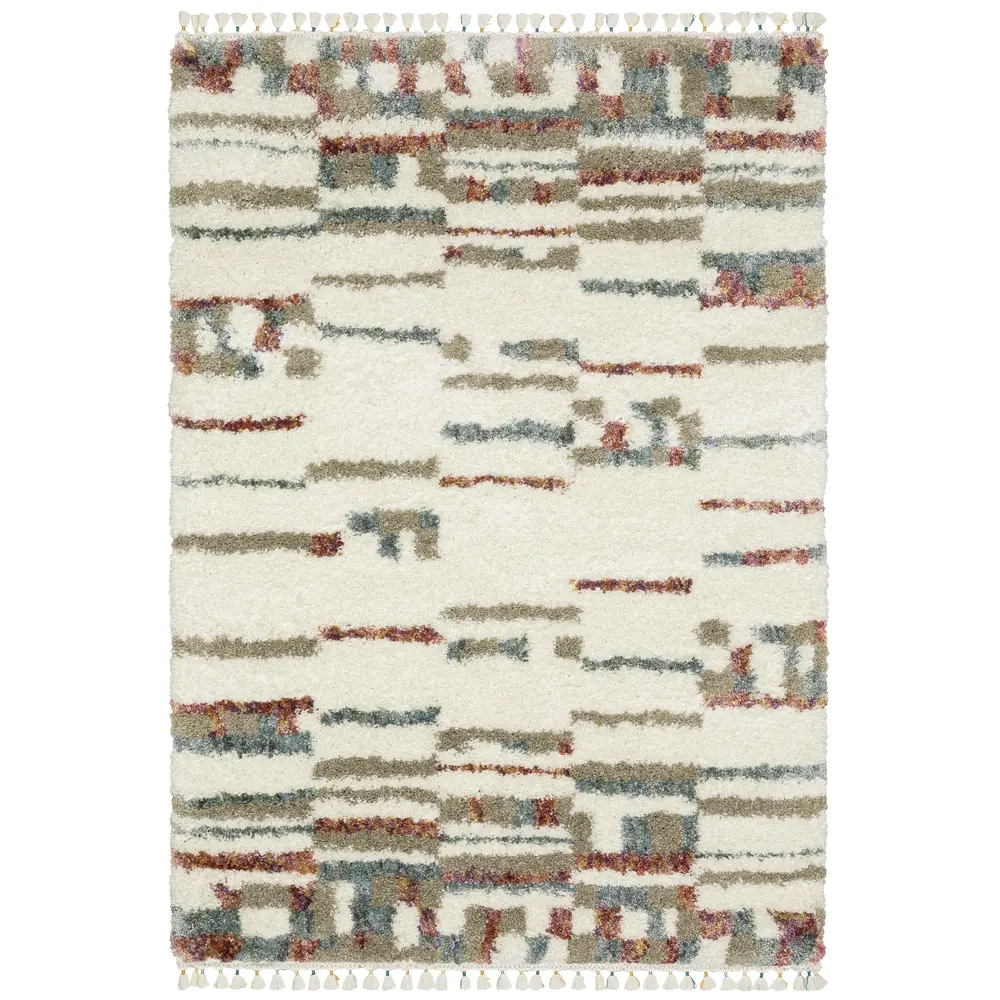 Axis AX06A Ivory/ Multi Indoor Area Rug - 7'10