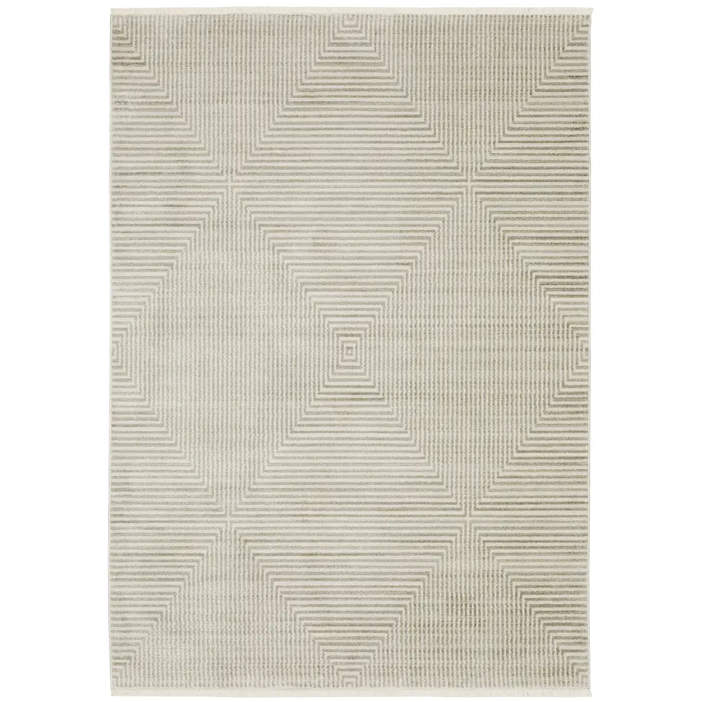 Bauer 4150E Beige/ Ivory Indoor Area Rug - 6'7