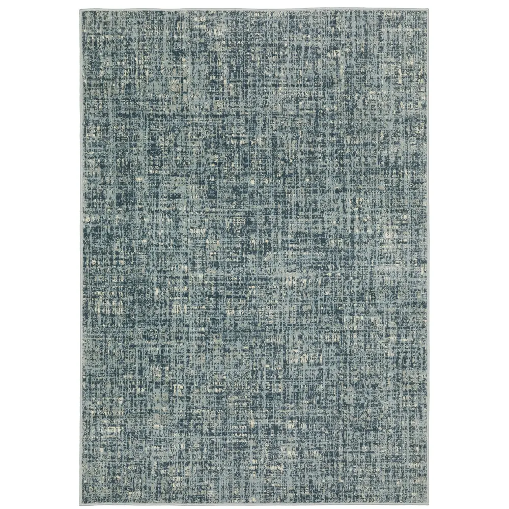 Branson BR13A Blue/ Grey Indoor Area Rug - 3'3