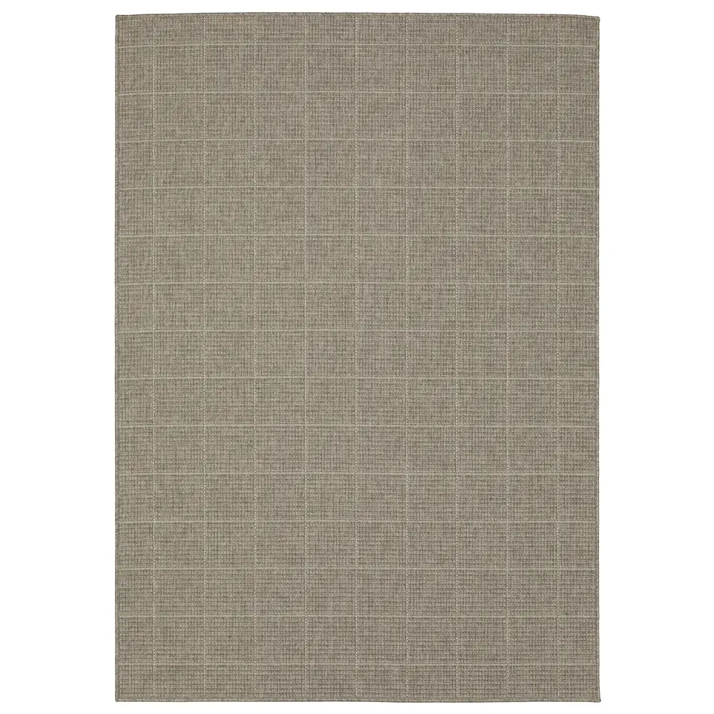 Caicos CA04B Grey/ Light Grey Indoor/Outdoor Area Rug - 6'7