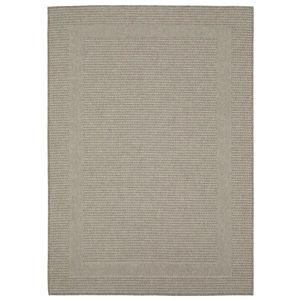 Caicos CA05A Grey/ Light Grey Indoor/Outdoor Area Rug - 5'3