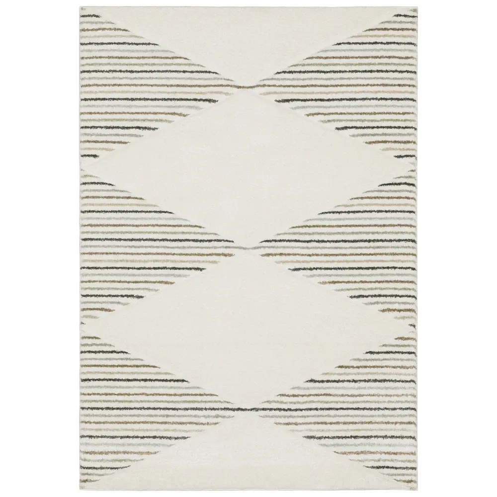 Cambria 4927C Beige/ Multi Indoor Area Rug - 5'3