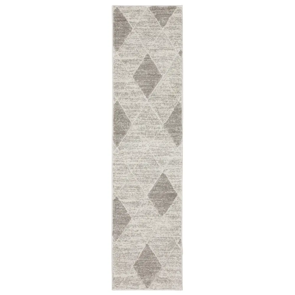 Cambria 005W2 Grey/ Ivory Indoor Area Rug - 1'10