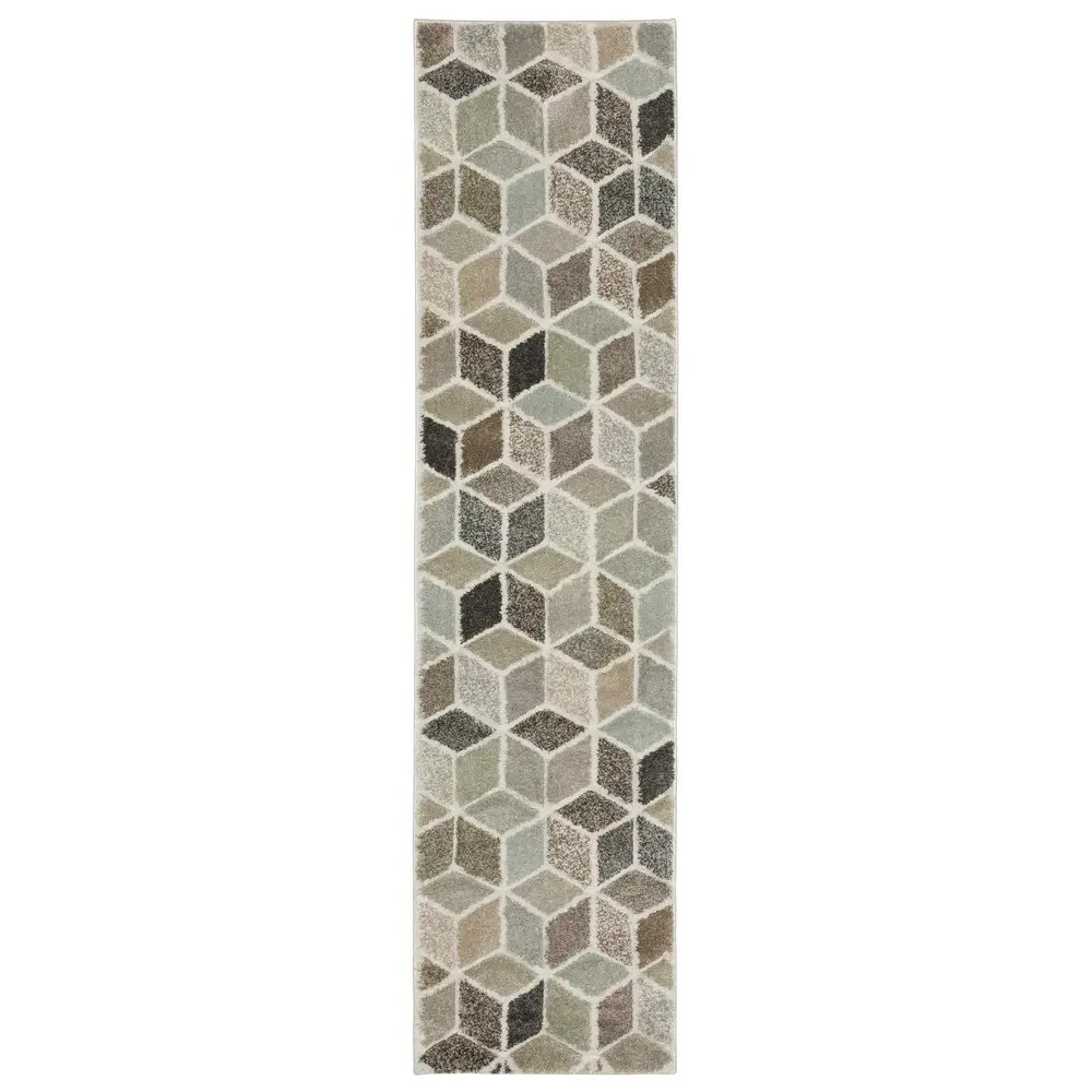 Cambria 083J2 Beige/ Multi Indoor Area Rug - 1'10
