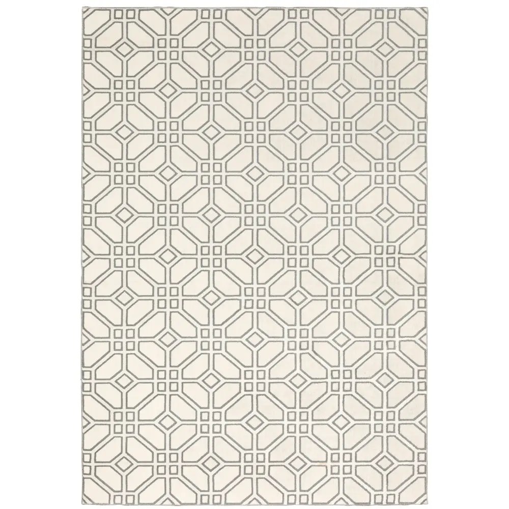 Capistrano 522A1 Ivory/ Grey Indoor Area Rug - 9'10