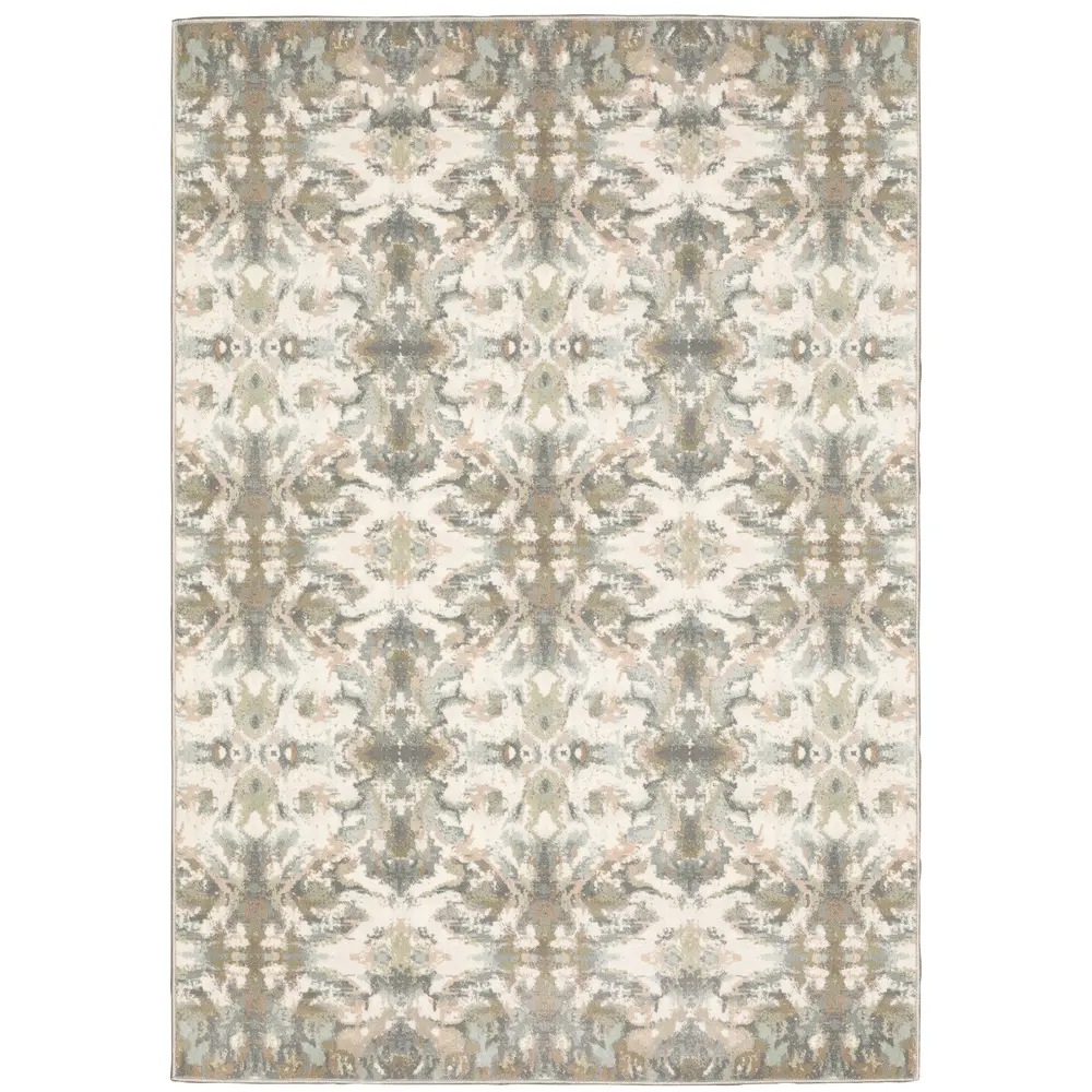 Capistrano 535B1 Ivory/ Multi Indoor Area Rug - 9'10