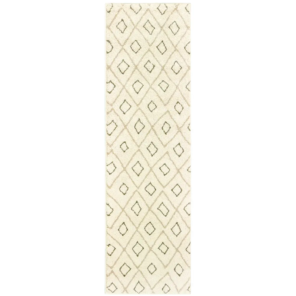 Carson 3943G Ivory/ Sand Indoor Area Rug - 2'3