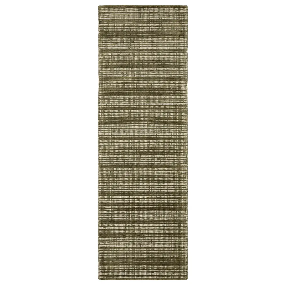 Circa CIR07 Green/ Ivory Indoor Area Rug - 2'6