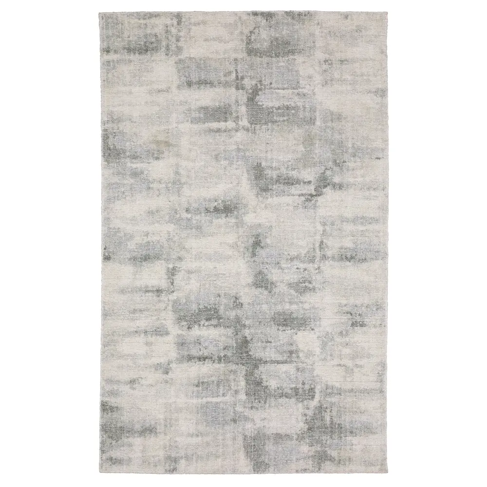 Clarke CLA05 Beige/ Grey Indoor Area Rug - 8' x 10'