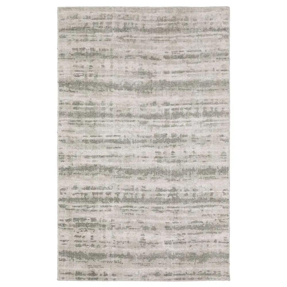 Clarke CLA02 Beige/ Green Indoor Area Rug - 10' x 14'
