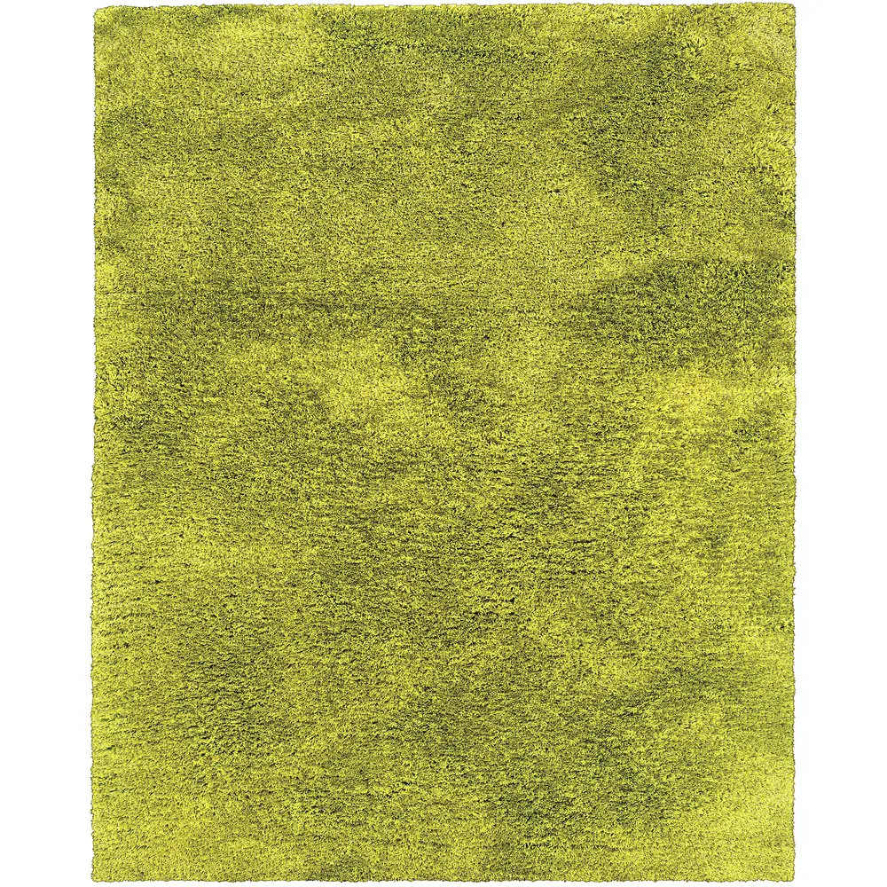 Cosmo 81101 Green Indoor Area Rug - 5' x 7'