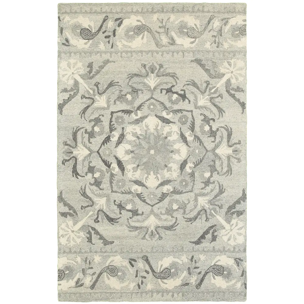 Craft 93001 Ash/ Ivory Indoor Area Rug - 10' x 13'