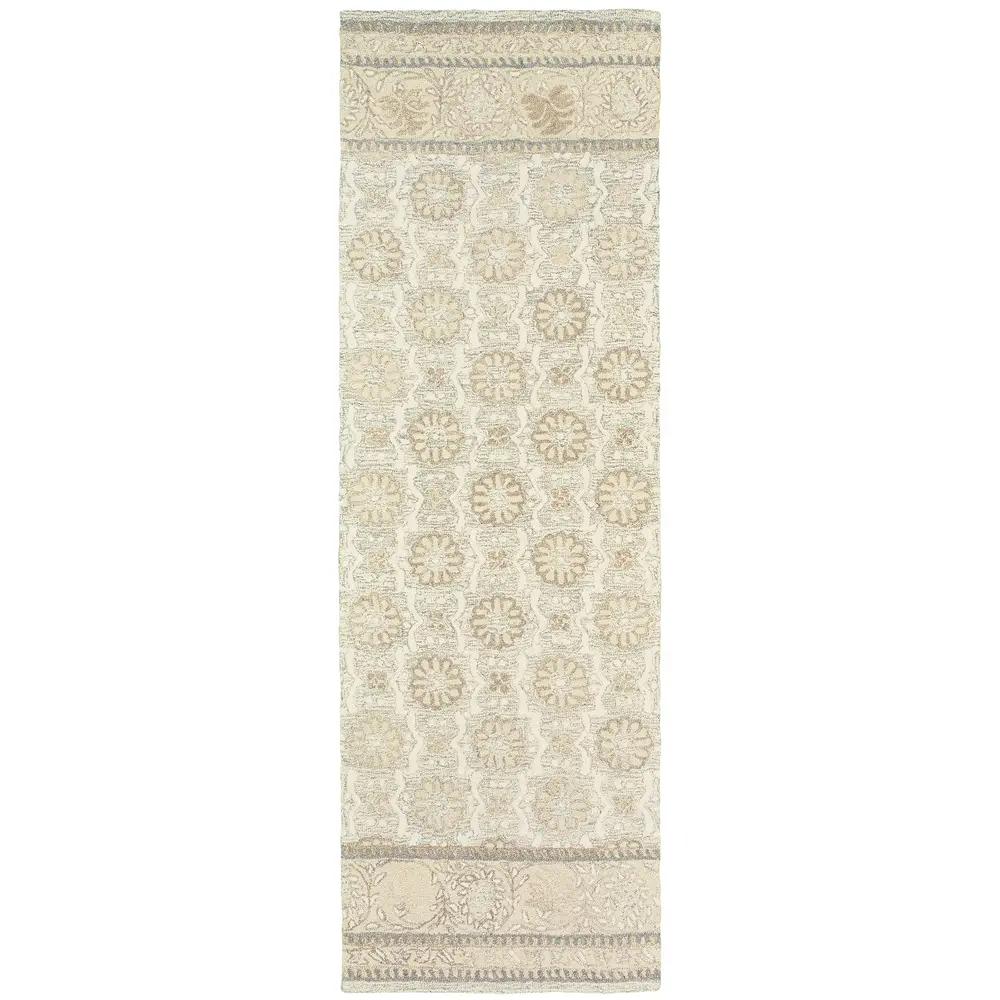 Craft 93002 Ash/ Sand Indoor Area Rug - 2'6