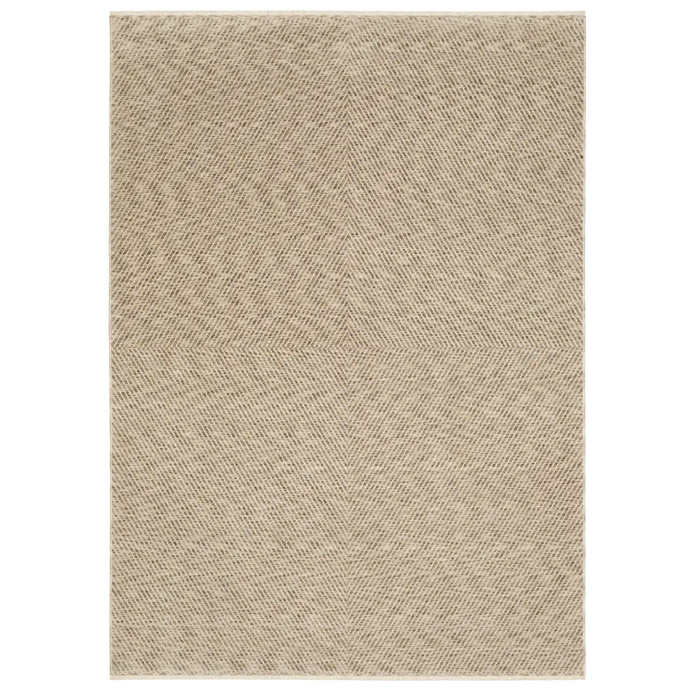 Echo ECH10 Beige/ Tan Indoor Area Rug - 6'7