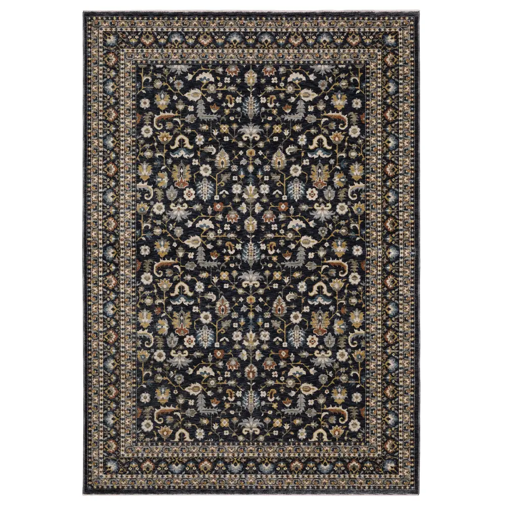 Eliana ELI04 Blue/ Multi Indoor Area Rug - 7'10