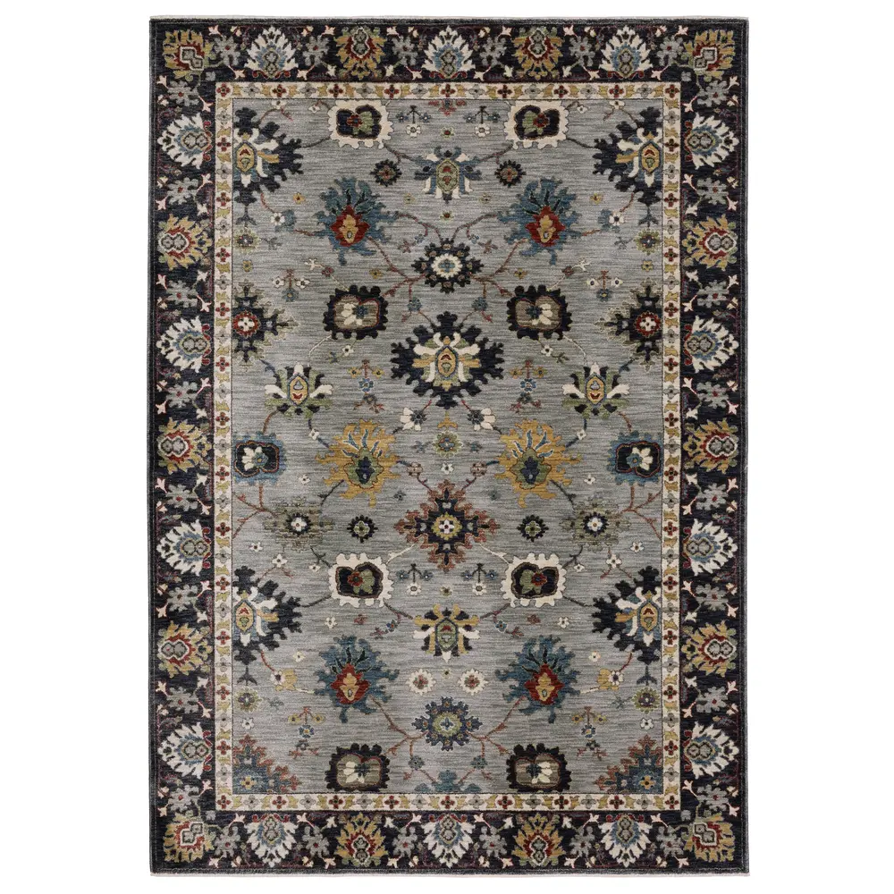 Eliana ELI08 Blue/ Multi Indoor Area Rug - 2'3