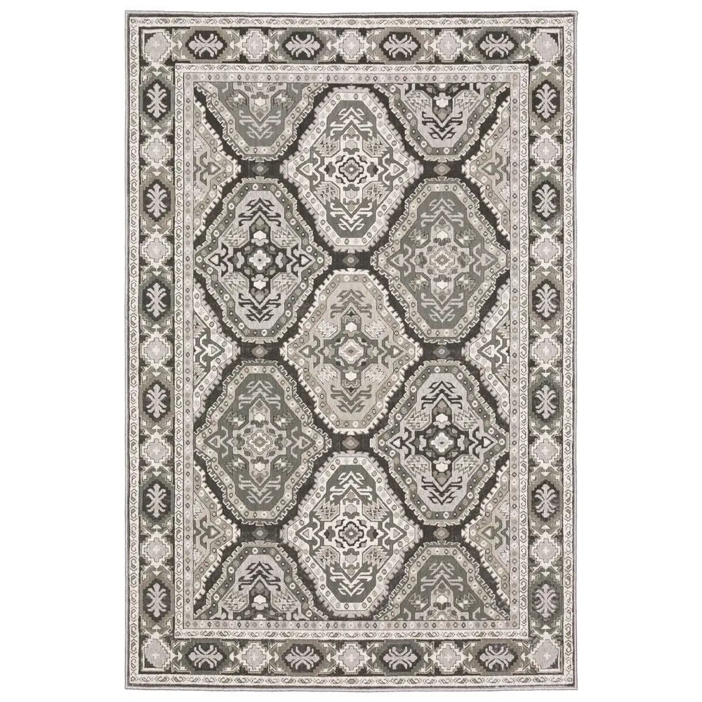 Ellington ELL04 Blue/ Multi Indoor Area Rug - 9'10