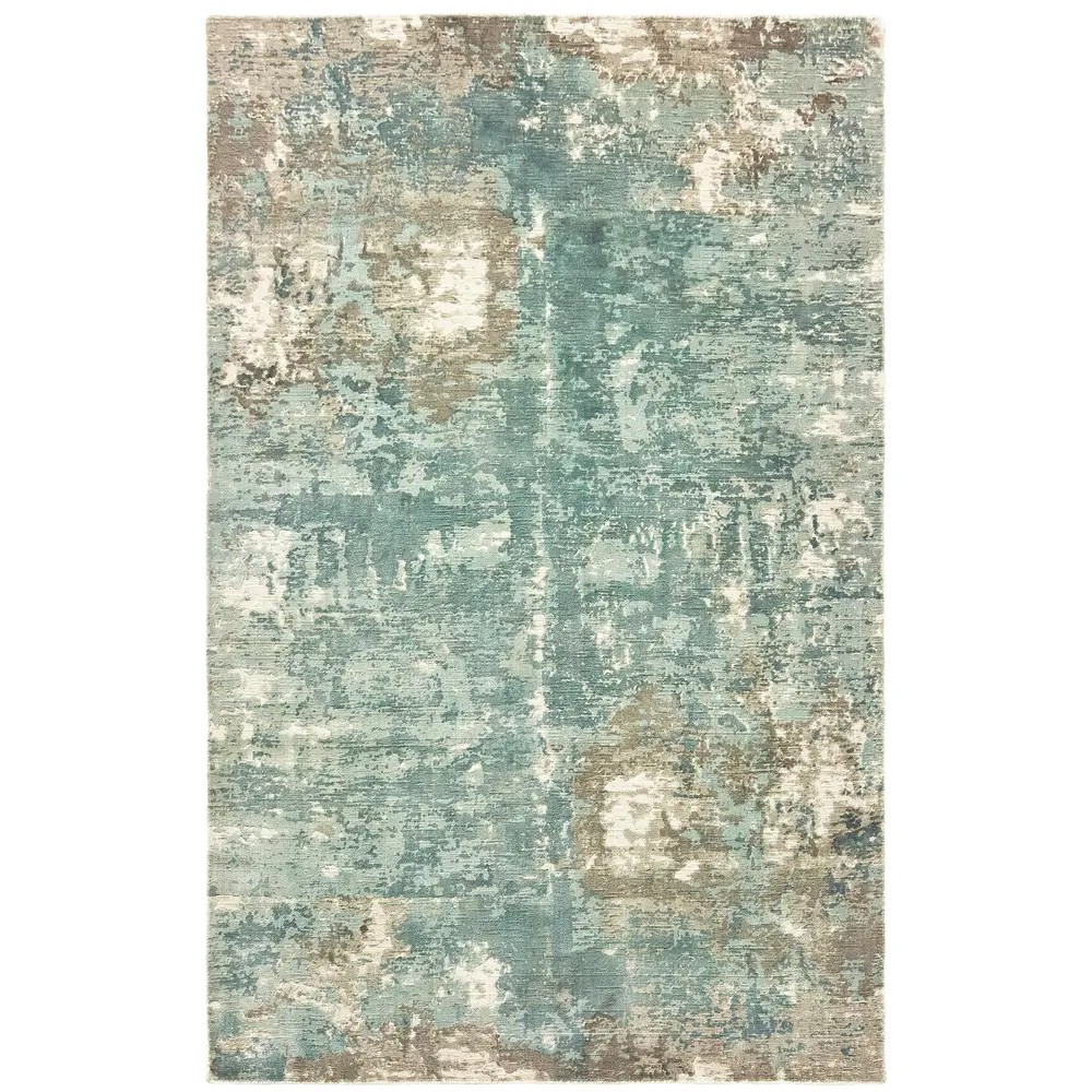 Formations 70005 Blue/ Grey Indoor Area Rug - 9' x 12'