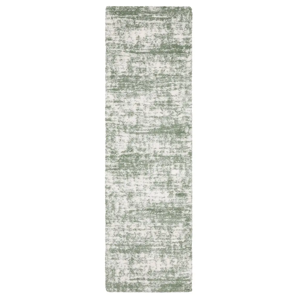Galileo GAL09 Green/ Ivory Indoor Area Rug - 2'3