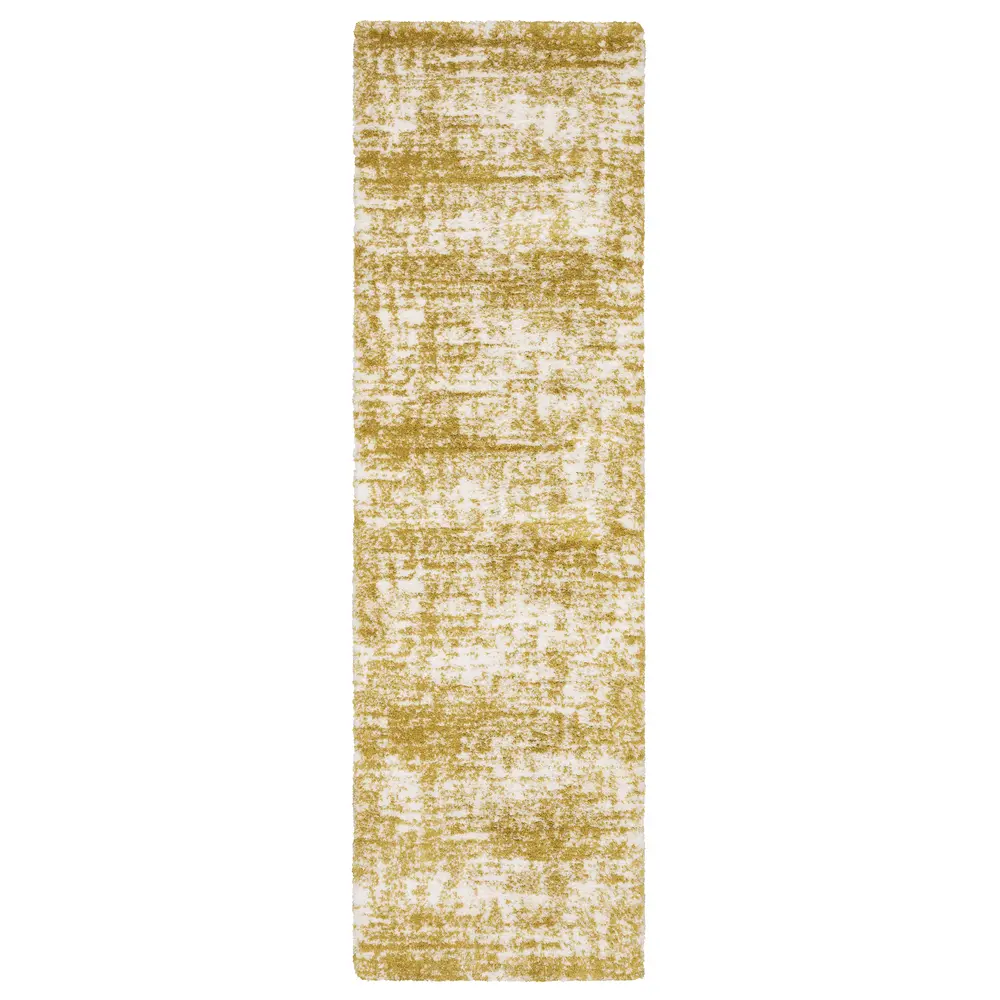 Galileo GAL10 Gold/ Ivory Indoor Area Rug - 2'3