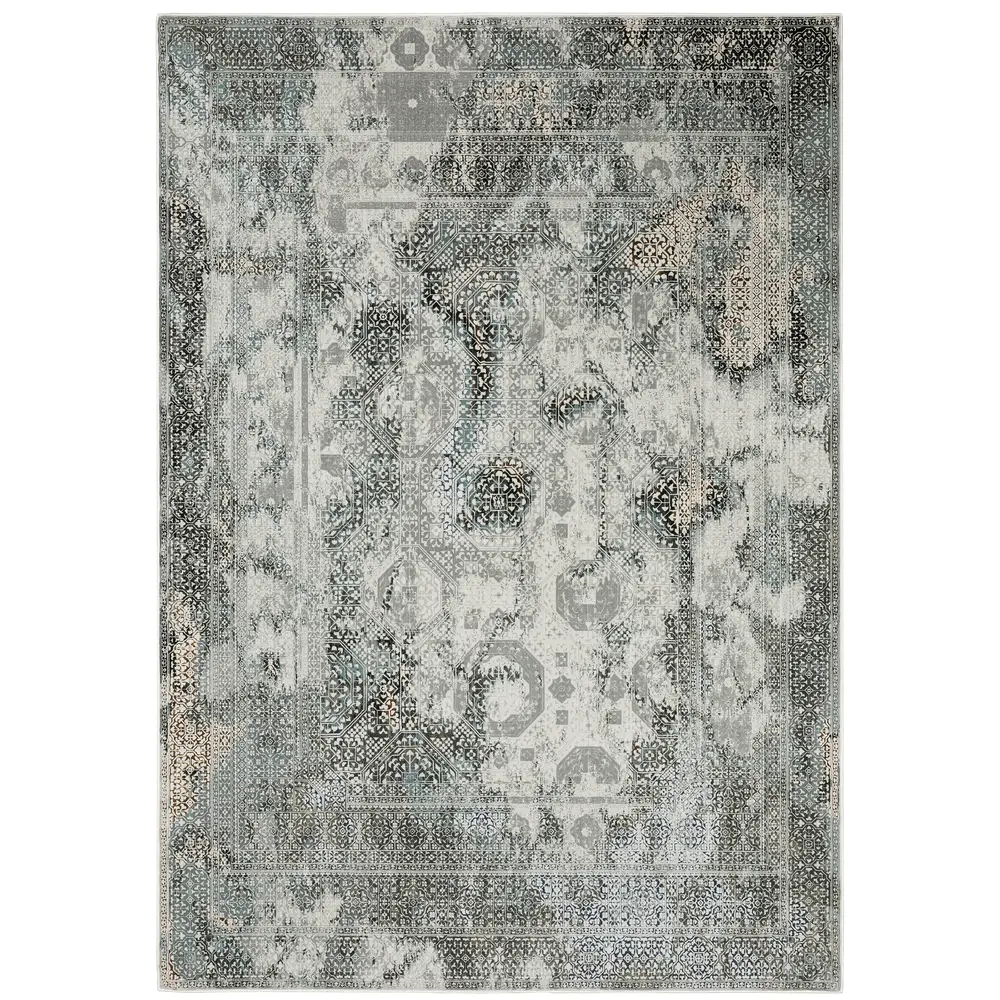 Gemini 4153F Grey/ Multi Indoor Area Rug - 6'7