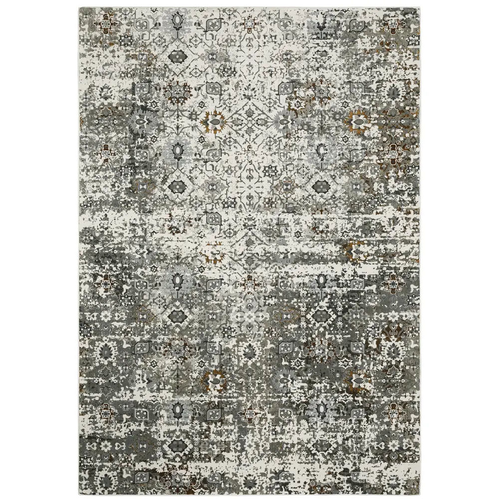 Gemini 5501J Ivory/ Multi Indoor Area Rug - 6'7