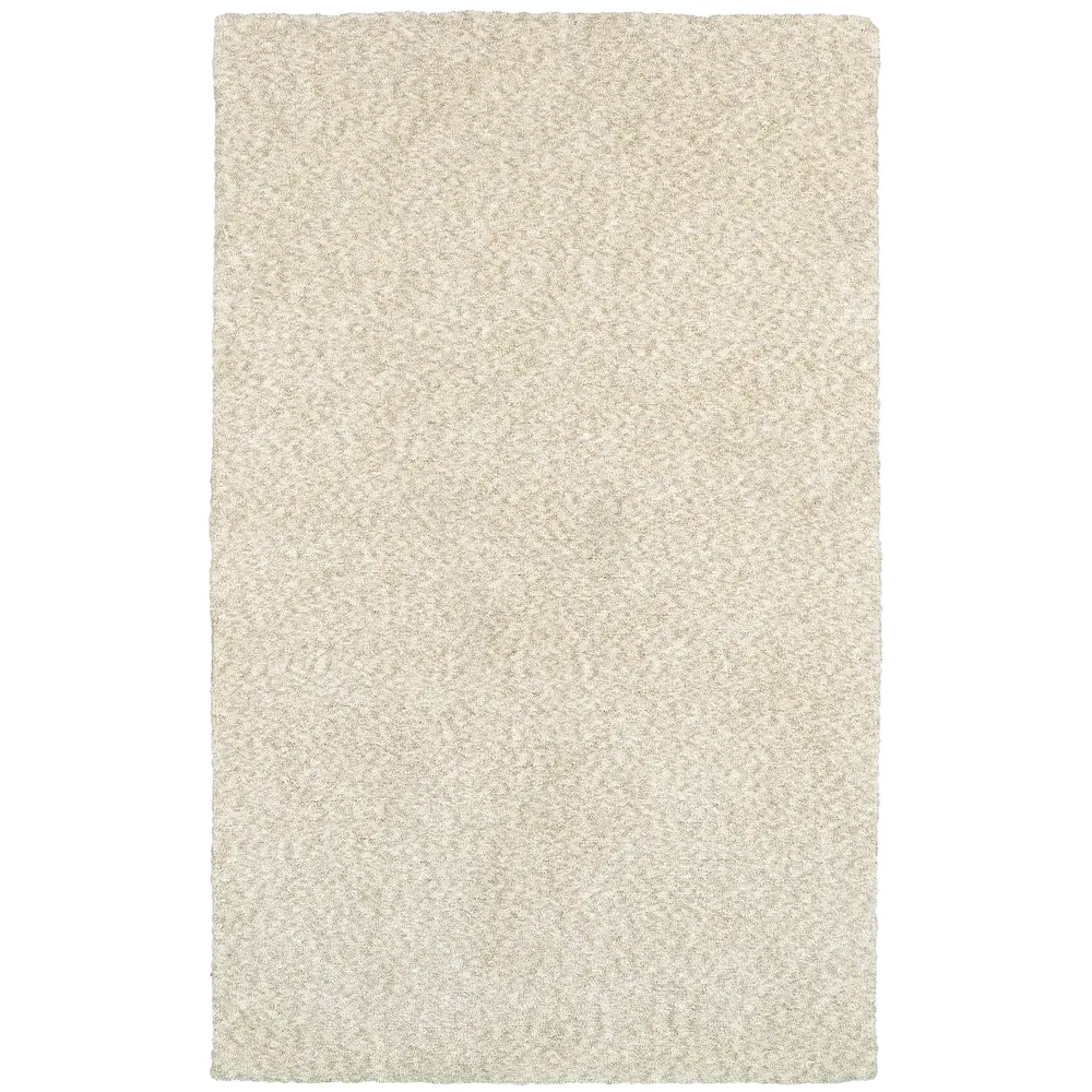Heavenly 73402 Ivory Indoor Area Rug - 5' x 7'