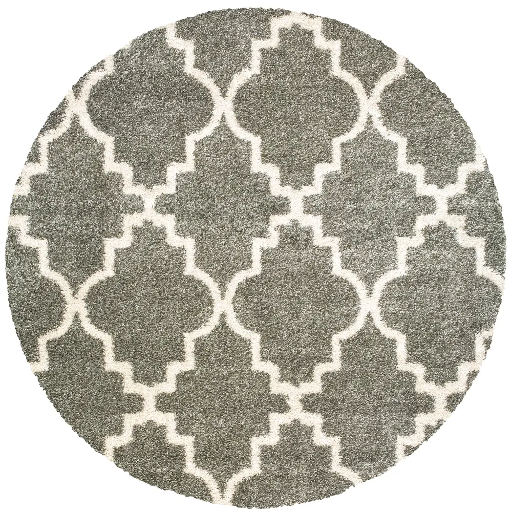 Henderson 092E9 Grey/ Ivory Indoor Area Rug - 7'10