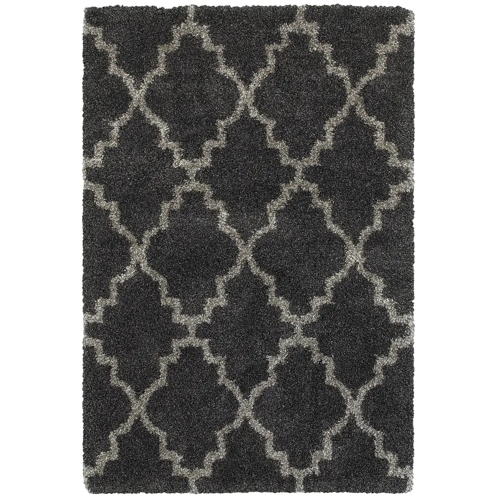 Henderson 092K1 Charcoal/ Grey Indoor Area Rug - 7'10