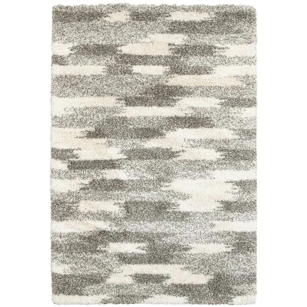 Henderson 565J9 Grey/ Ivory Indoor Area Rug - 5'3