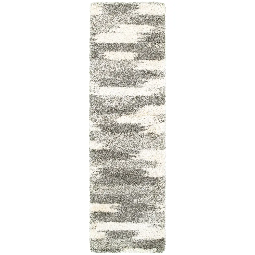 Henderson 565J9 Grey/ Ivory Indoor Area Rug - 2'3