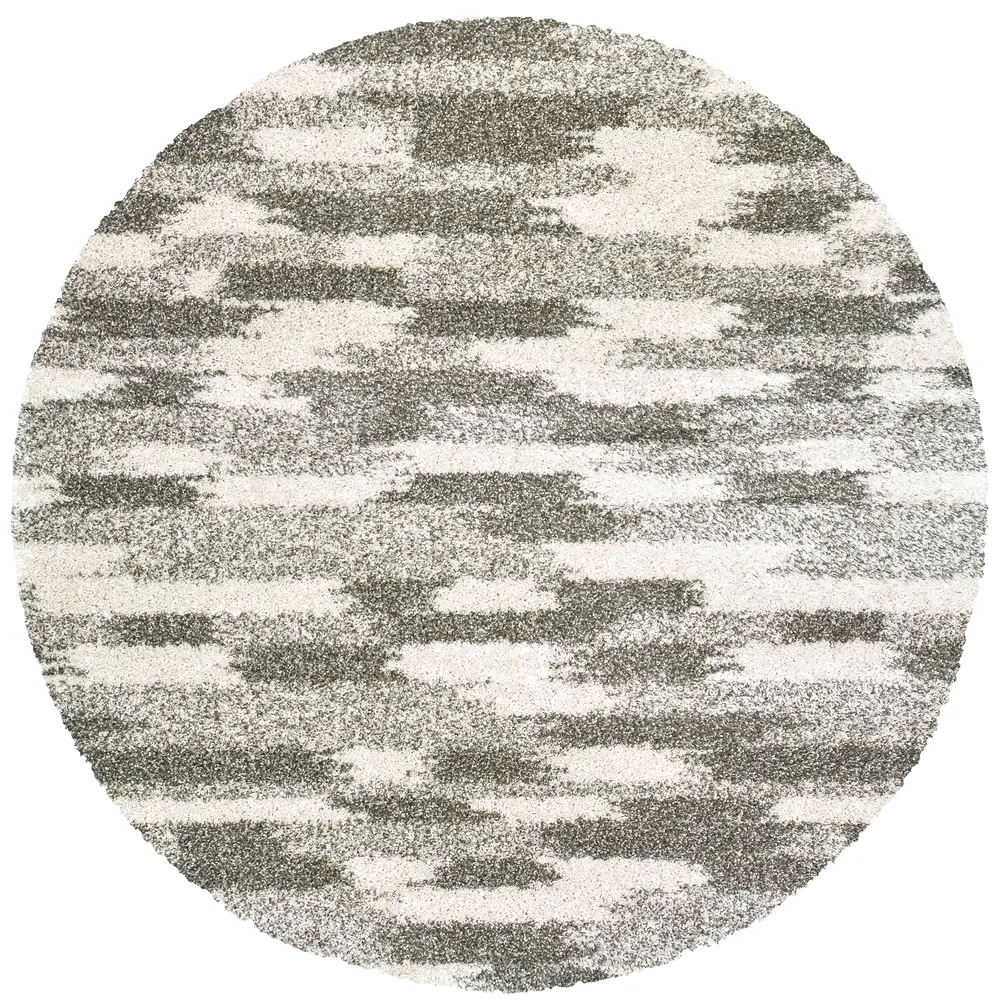 Henderson 565J9 Grey/ Ivory Indoor Area Rug - 7'10