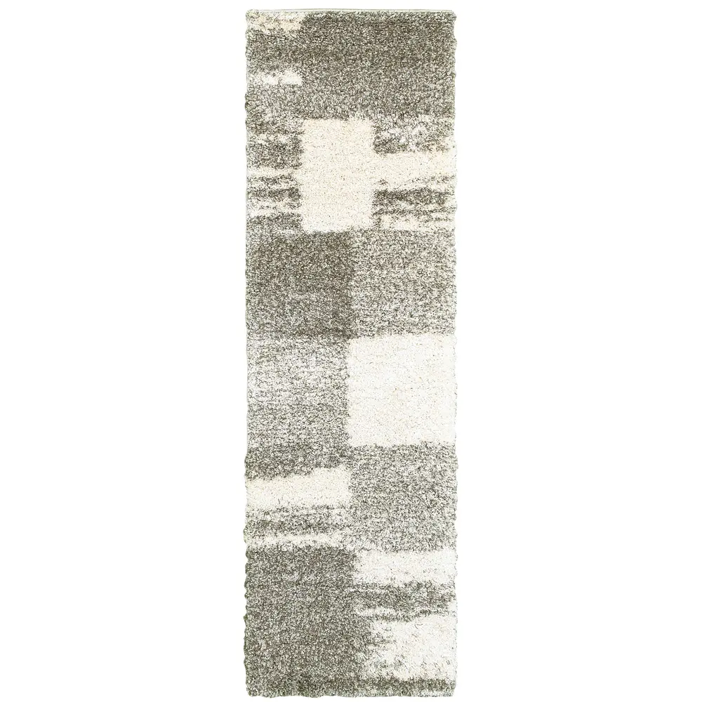 Henderson 5502H Ivory/ Grey Indoor Area Rug - 2'3