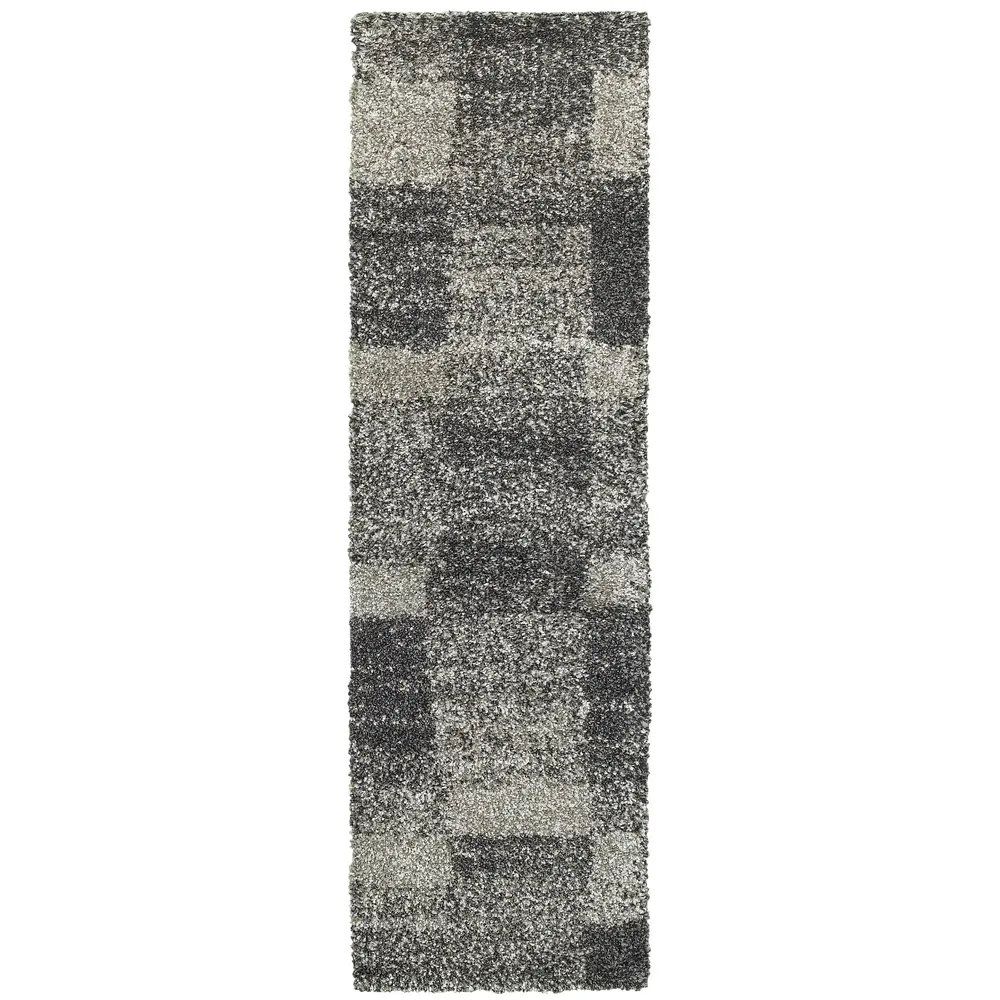 Henderson 531Z1 Grey/ Charcoal Indoor Area Rug - 2'3