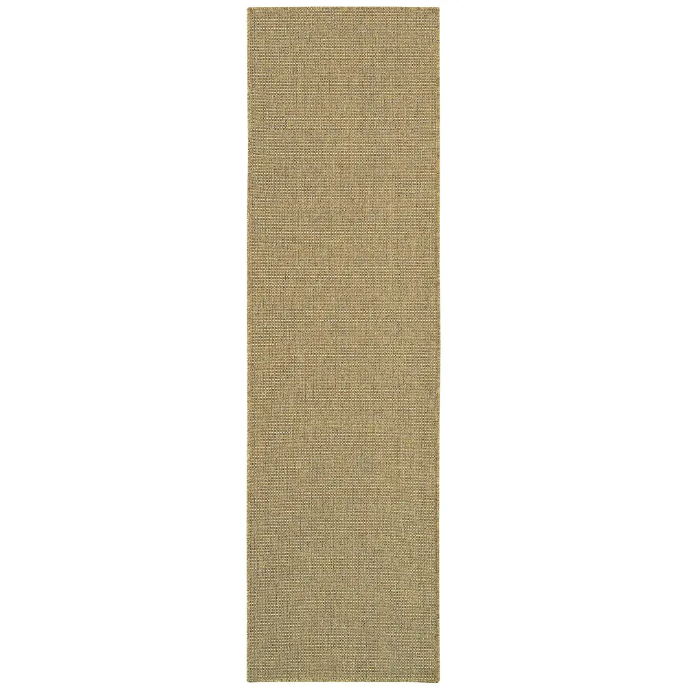 Karavia 2068X Tan Indoor/Outdoor Area Rug - 2'3