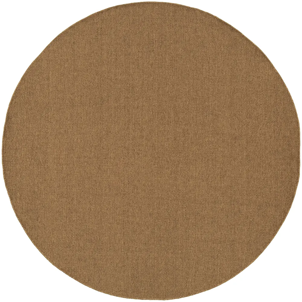 Karavia 2061N Tan Indoor/Outdoor Area Rug - 7'10