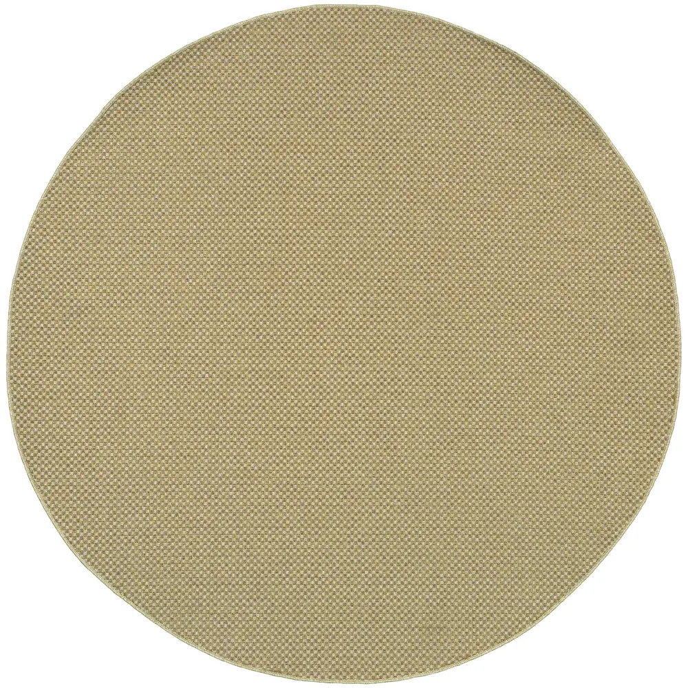 Karavia 2160X Sand Indoor/Outdoor Area Rug - 7'10