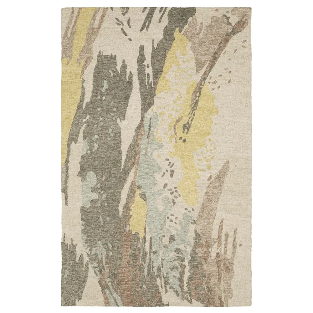 Kipton KIP02 Beige/ Yellow Indoor Area Rug - 10' x 13'
