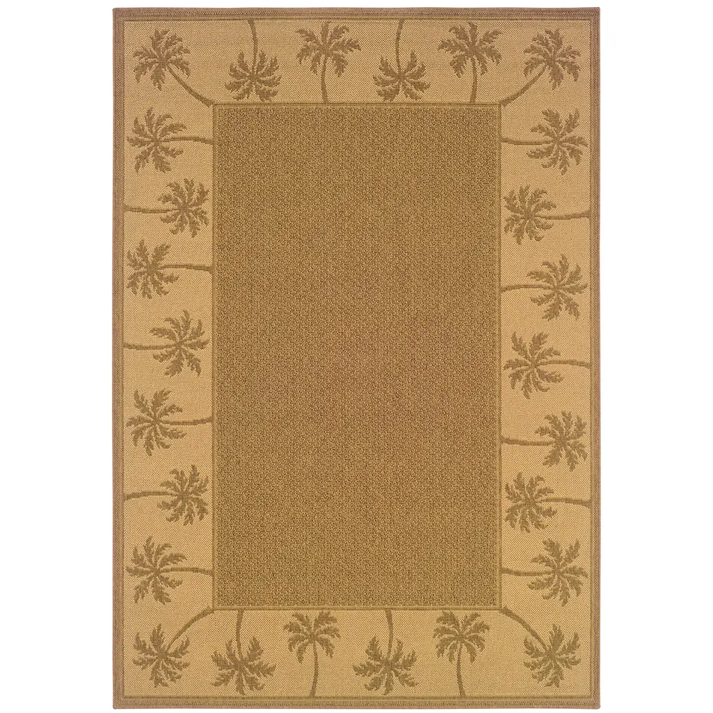 Lanai 606M7 Tan/ Beige Indoor/Outdoor Area Rug - 8'6