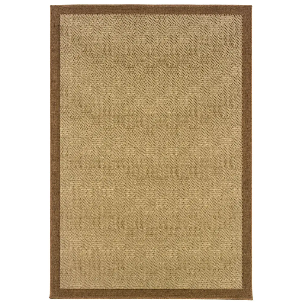 Lanai 525D7 Beige/ Brown Indoor/Outdoor Area Rug - 8'6