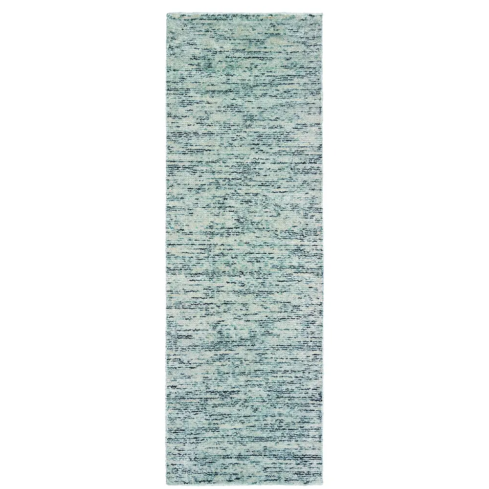 Lucent 45901 Teal Blue Indoor Area Rug - 2'6