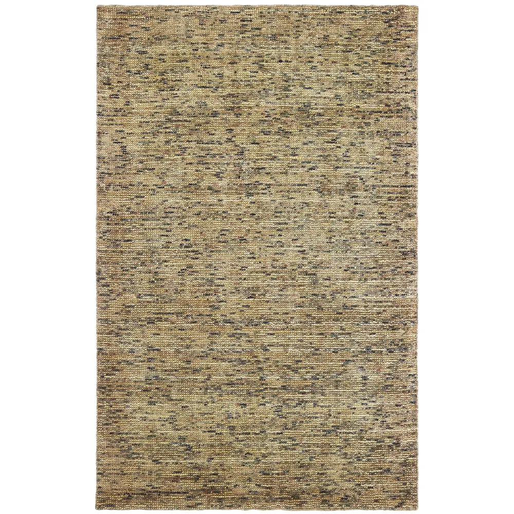 Lucent 45906 Gold/ Green Indoor Area Rug - 6' x 9'