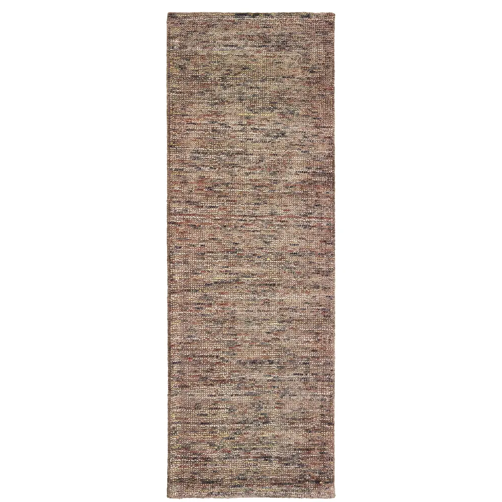 Lucent 45907 Taupe/ Pink Indoor Area Rug - 2'6