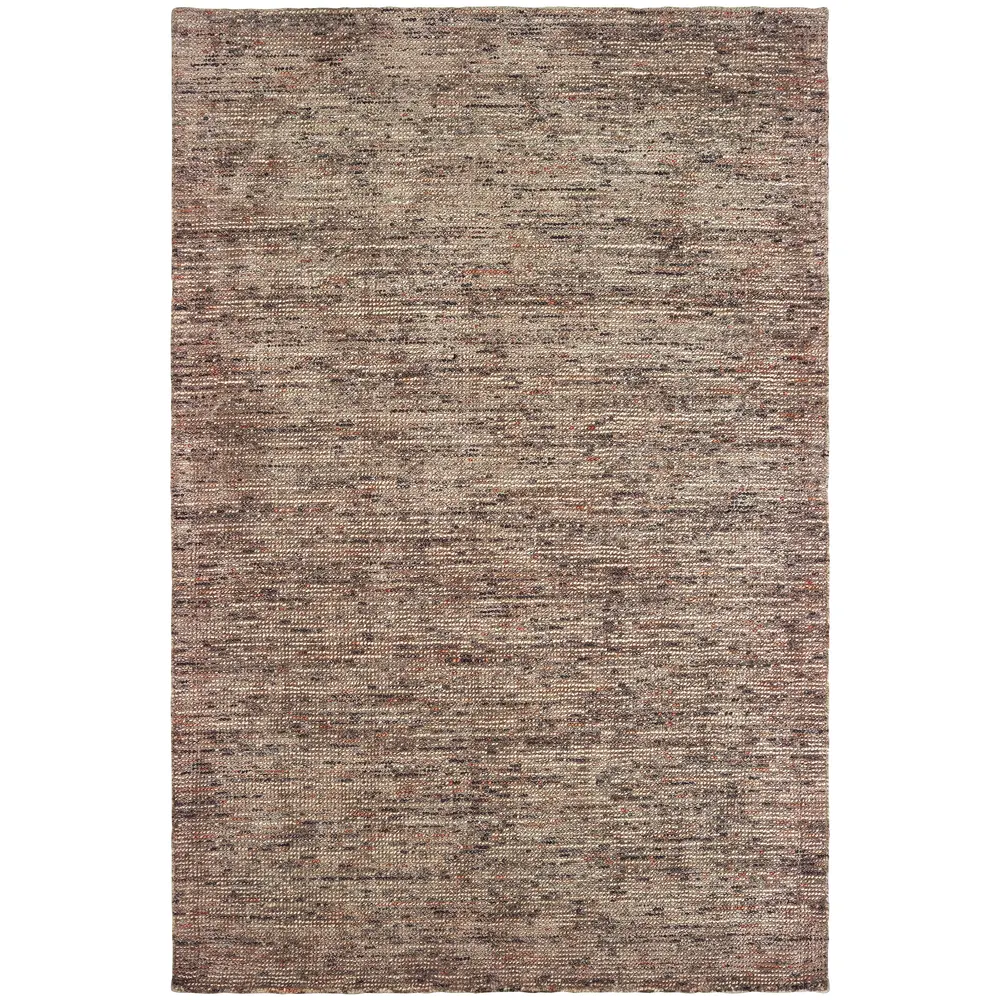 Lucent 45907 Taupe/ Pink Indoor Area Rug - 8' x 10'