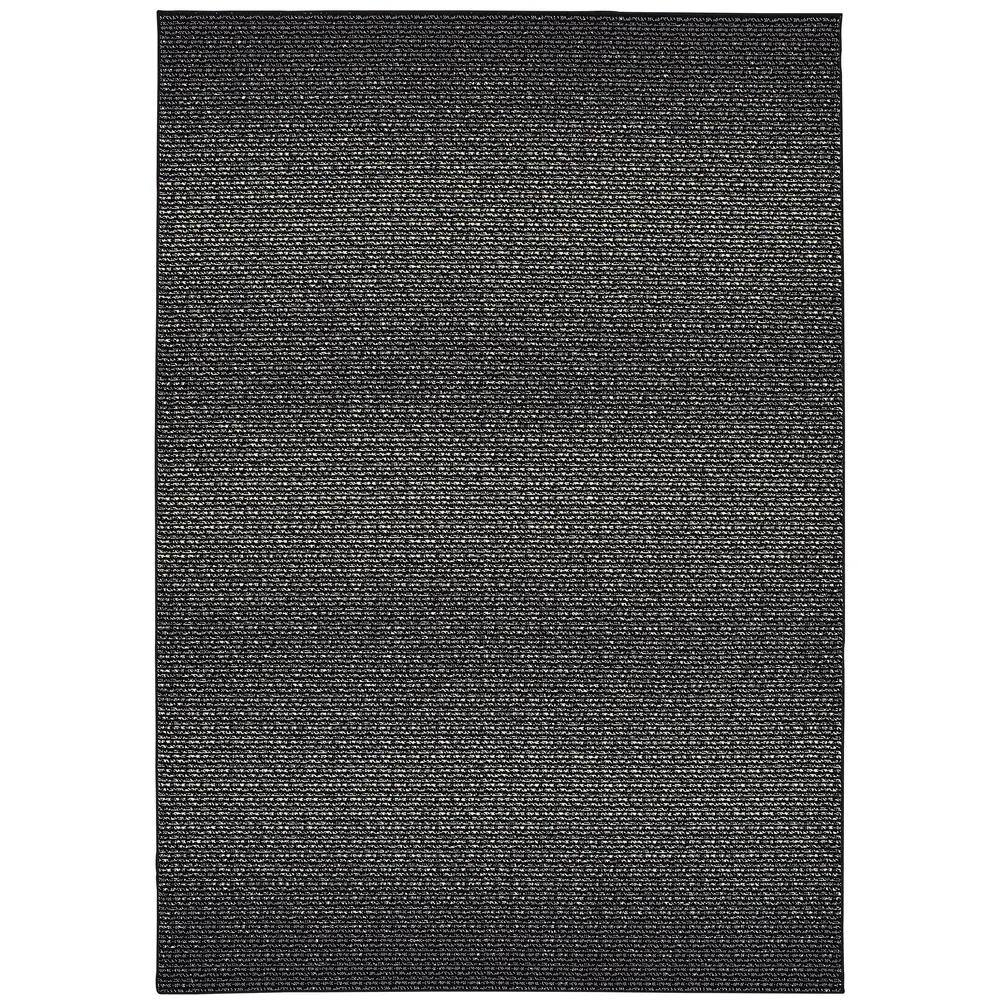 Luna 2067B Black/ Ivory Indoor Area Rug - 9'10