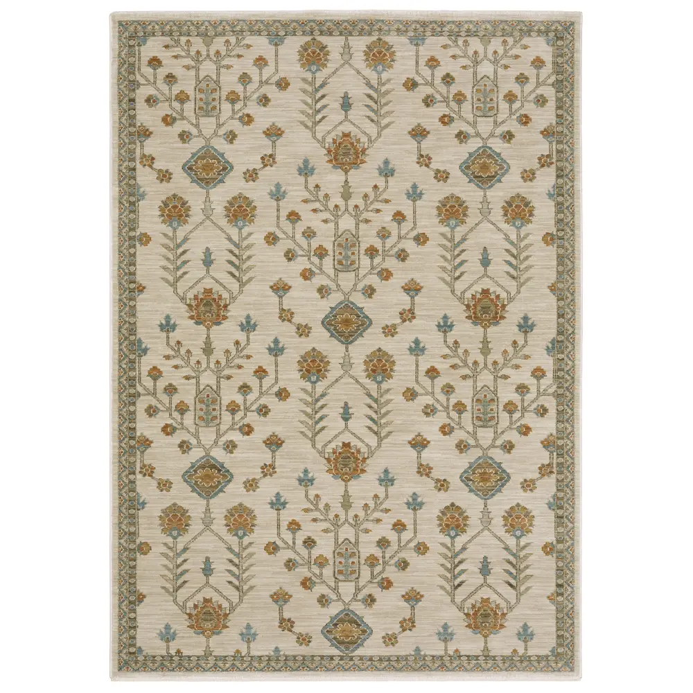 Maeve MAE07 Beige/ Rust Indoor Area Rug - 7'10