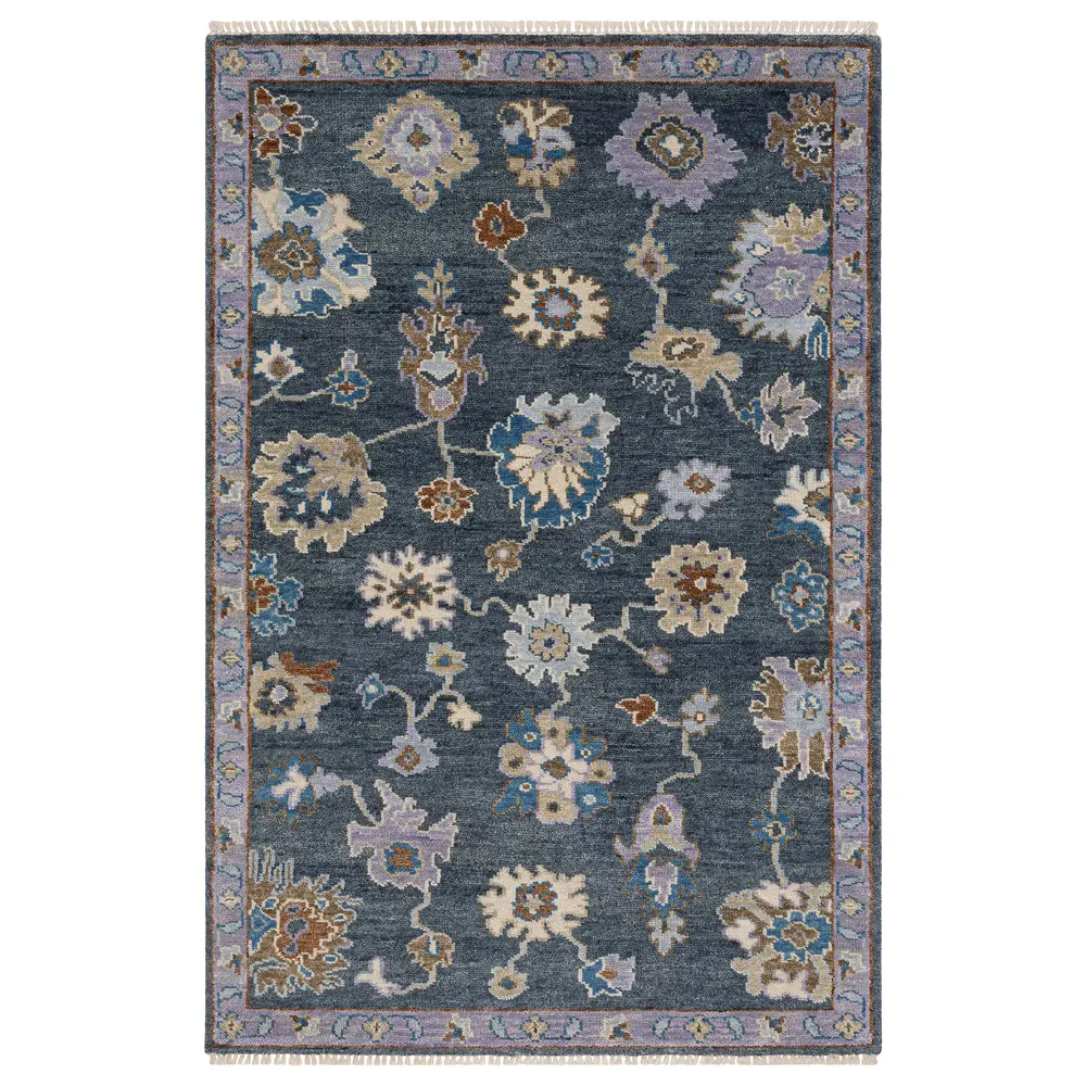 Majorca MAJ07 Blue/ Multi Indoor Area Rug - 10' x 14'