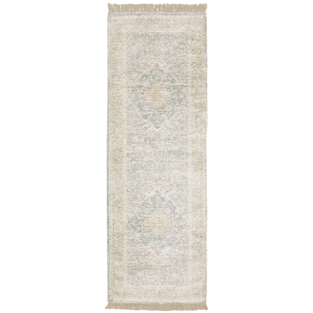 Malabar 45307 Grey/ Beige Indoor Area Rug - 2'6