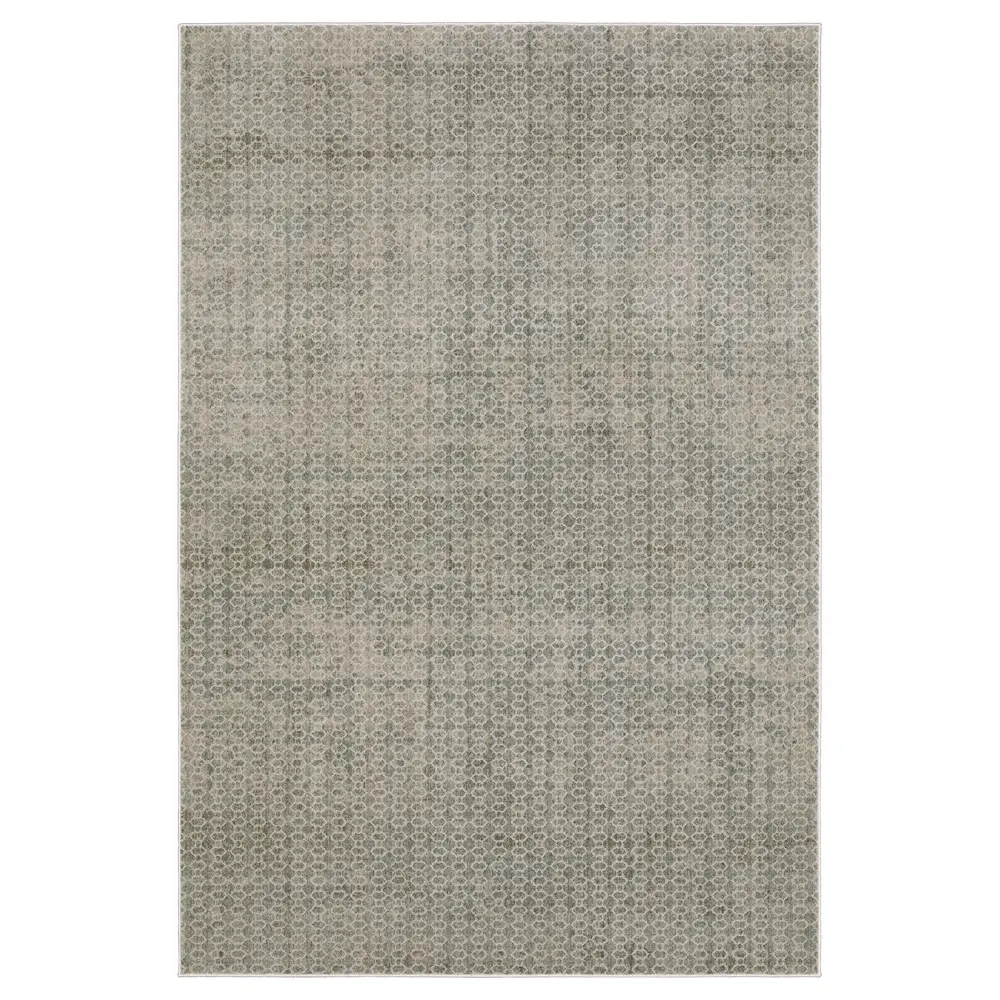 Mallory MAL04 Grey/ Blue Indoor Area Rug - 5'3
