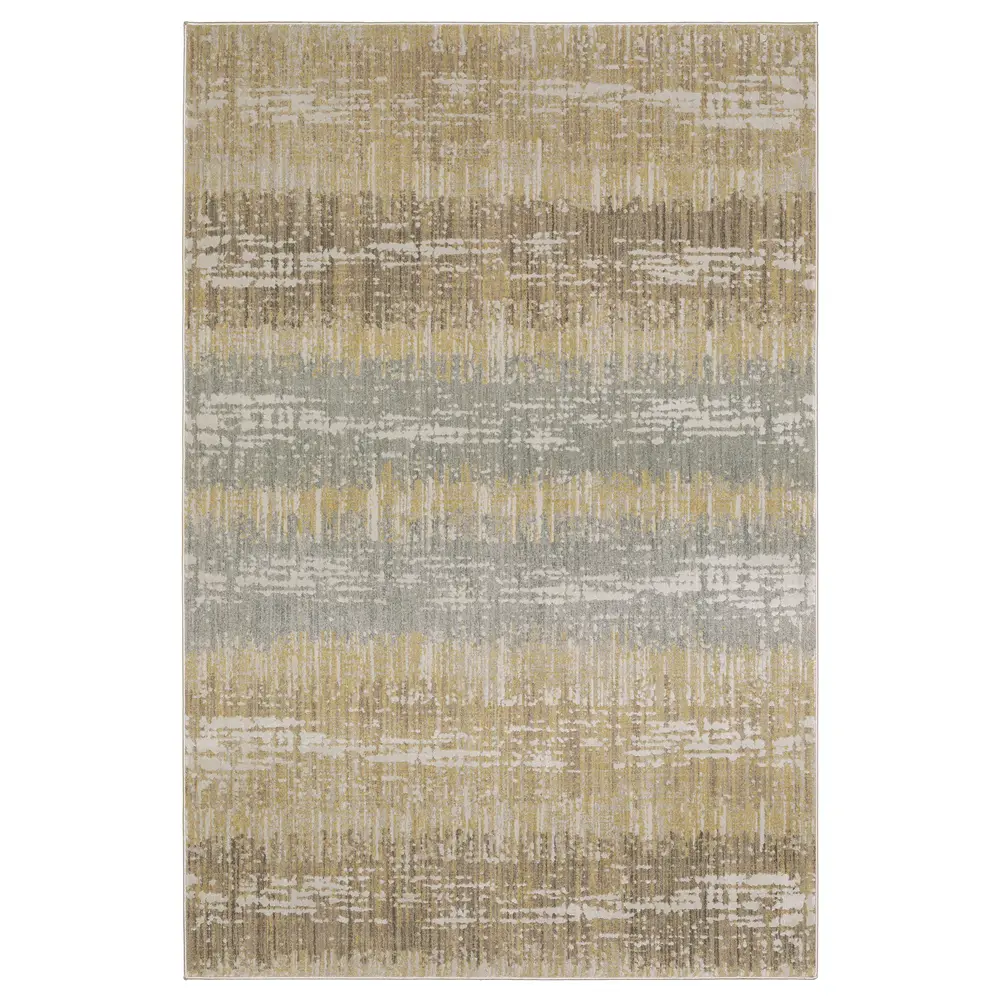 Mallory MAL06 Gold/ Brown Indoor Area Rug - 5'3